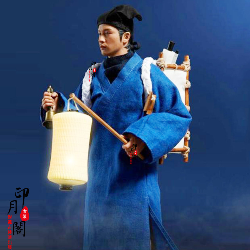 古装影视聊斋张国荣采臣同款古代落魄书生才子民族服装