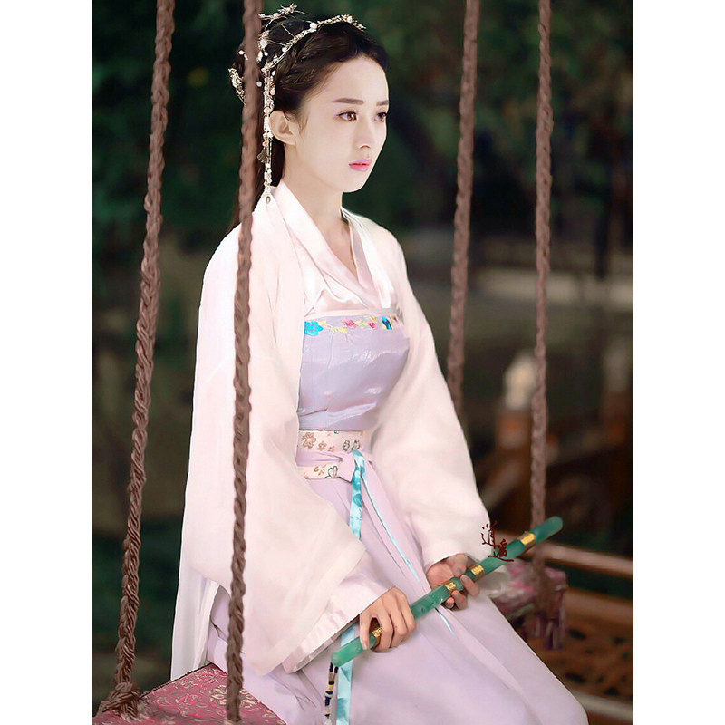 古装影视赵丽颖同款唐朝襦裙仙女汉服侠女小姐民族服装