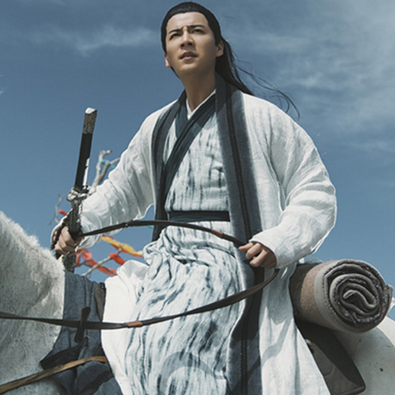 影视装东宫同款古装武侠古装汉服棉麻侠客服公子服骑马古装沙漠装