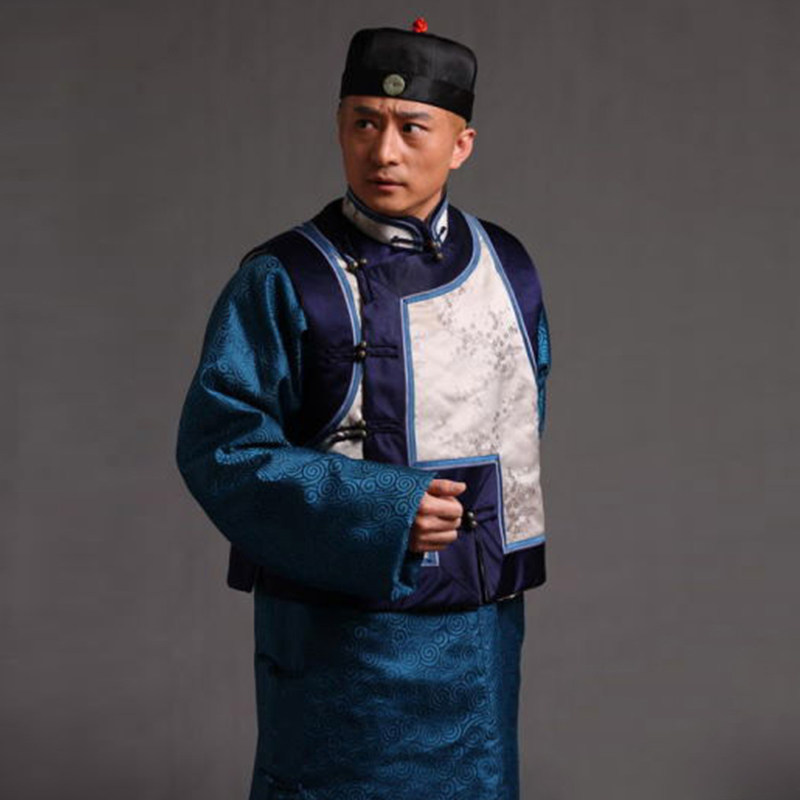 古装影视清朝马褂长袍掌柜王爷民国老爷贝勒民族服装