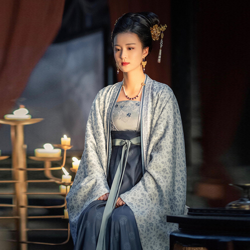 孤城闭清平乐江疏影同款古装宋朝女装皇后服齐胸襦裙女汉服贵妃服_慢