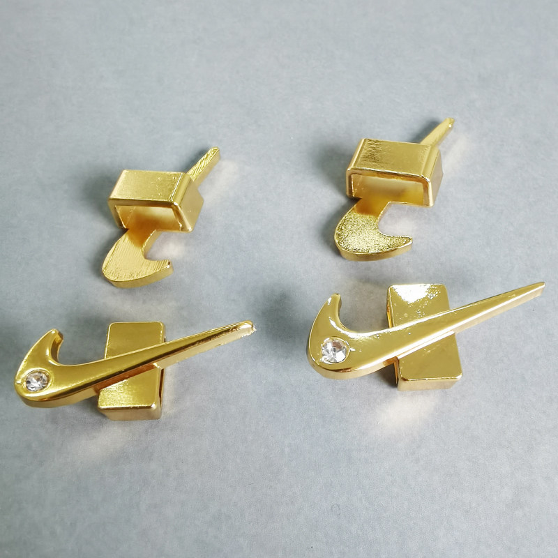 适配球鞋空军一号金属鞋带带扣可拆卸aj装饰粉色鞋扣