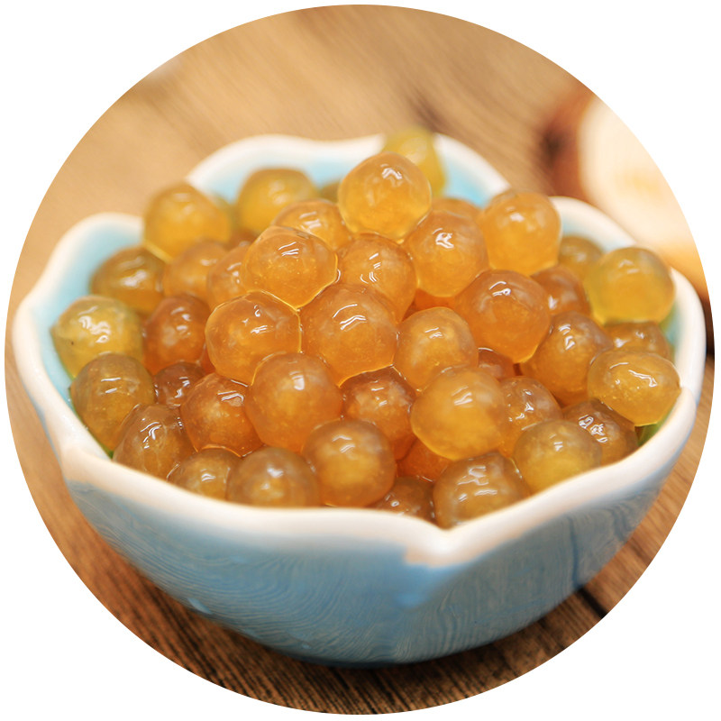 星芋琥珀珍珠粉圆大颗粒波霸珍珠5分钟速煮珍珠奶茶专用原料500克