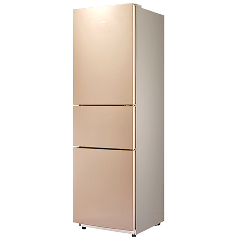 美的213升三门冰箱家用小型宿舍租房官方冷藏厨房冰箱