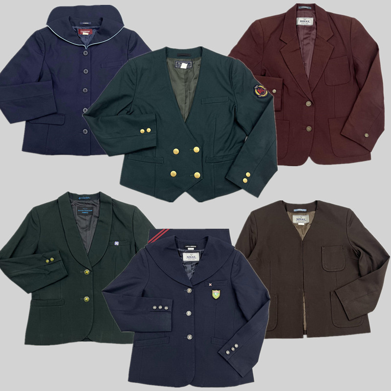 日制校供中古日本高校本校西装女学生jk制服学生校服