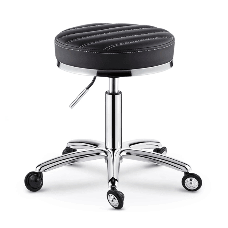 美容椅旋转升降圆凳防爆凳理发椅大工凳美发店转凳圆形滑轮师傅椅