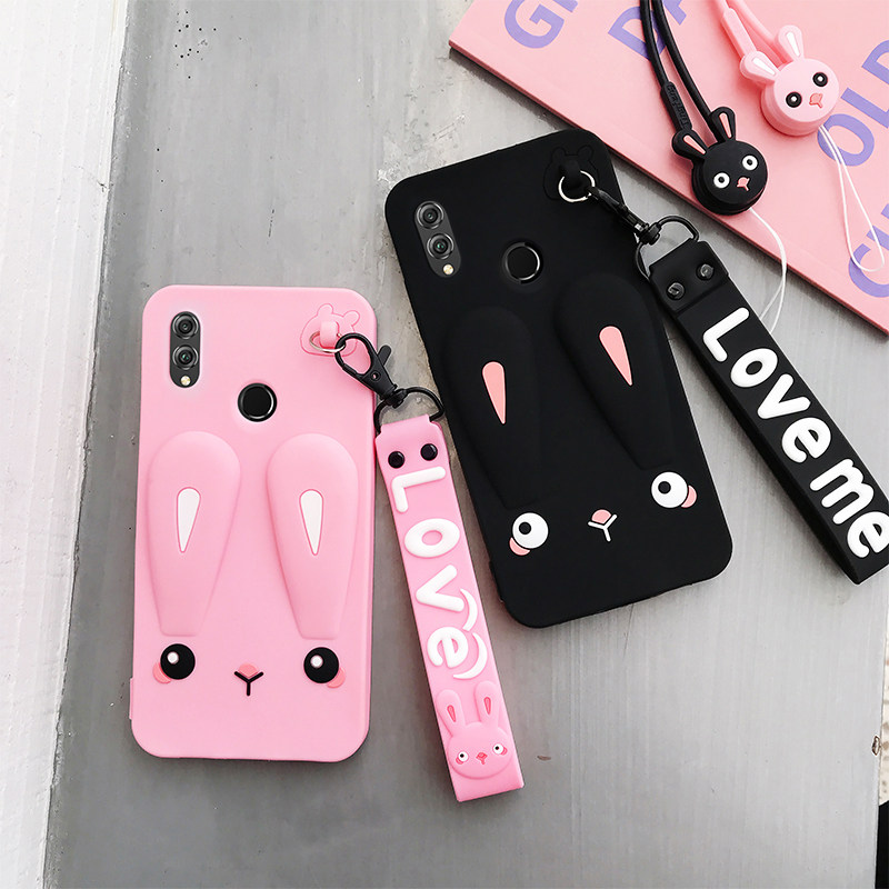 荣耀8x手机壳可爱华为8c硅胶max防摔护屏套荣耀8/9青春版软壳潮女