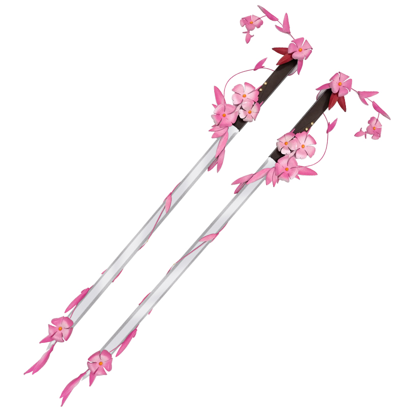 现货 剑侠情缘三 剑网三cos道具服七秀武器樱花醉不可开刃 剑三