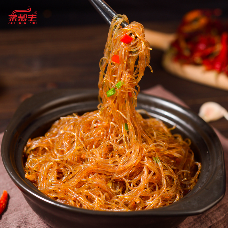 蟹黄干捞400g龙口粉丝蚂蚁上树招牌饭店酒店螺蛳粉