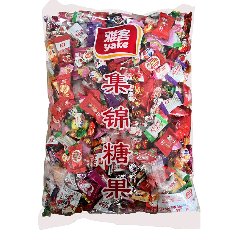 雅客集锦混合什锦糖块袋装水果糖推荐