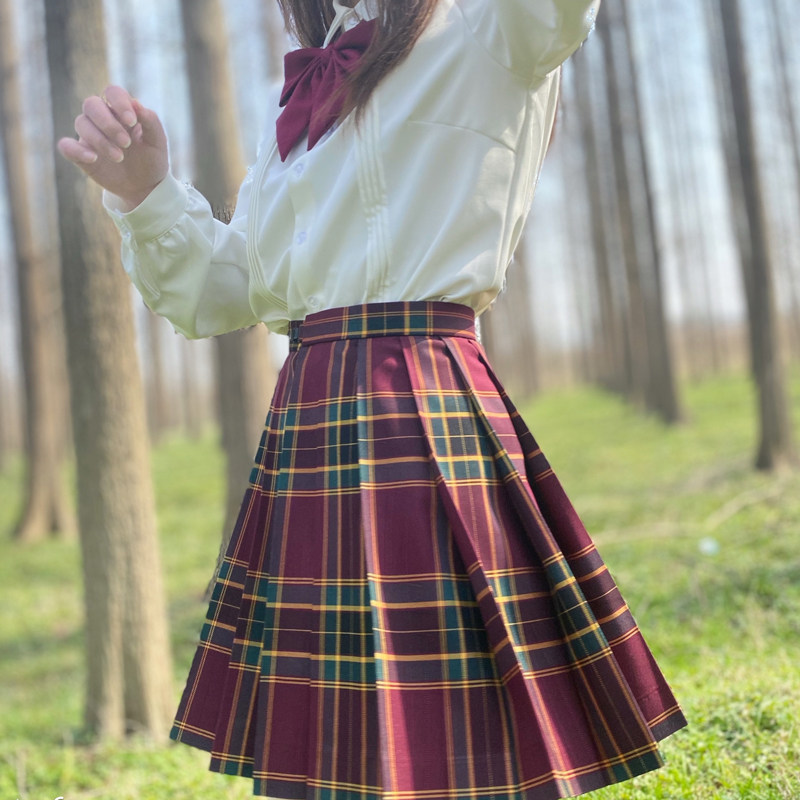 jk山楂树制服正版深夜幻境激活室椿纪年学院学生校服