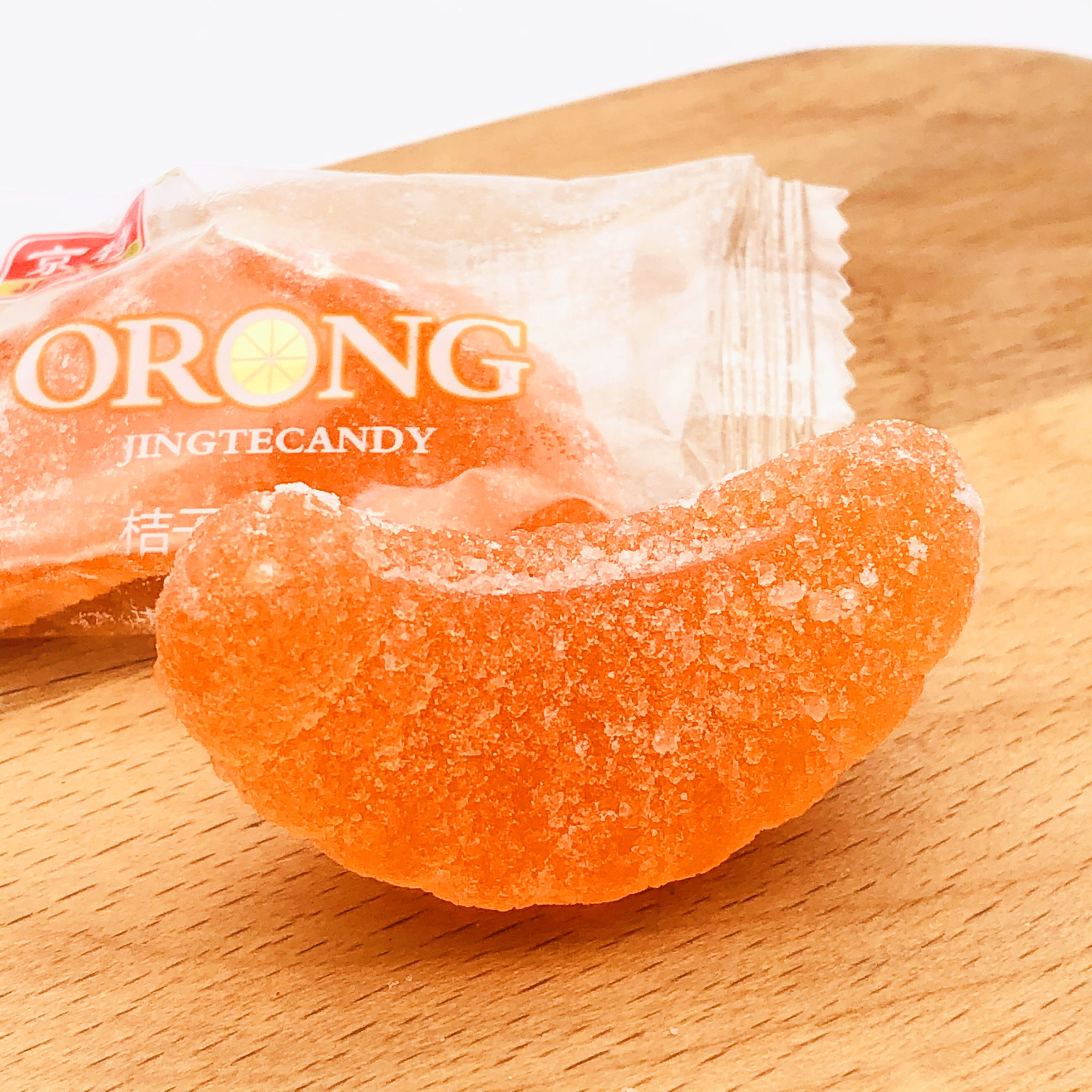 桔子软糖老北京传统橘子瓣软糖果儿时回忆味道糖果