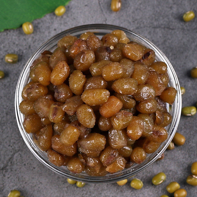 糖纳绿豆500g即食绿豆汤商用面包冰粥烘培甜品绿豆