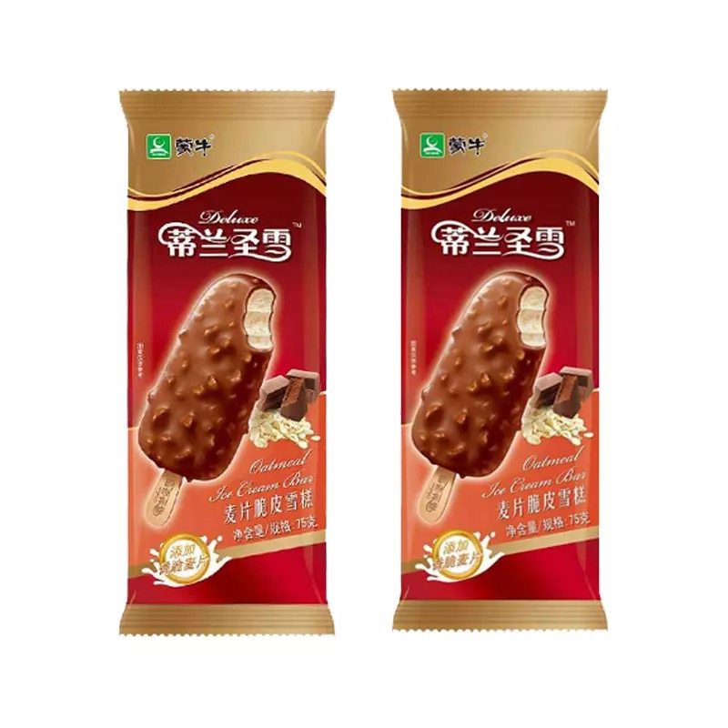 蒙牛蒂兰圣雪麦片5支网红雪糕冰棍冰激凌冰淇淋冰淇淋