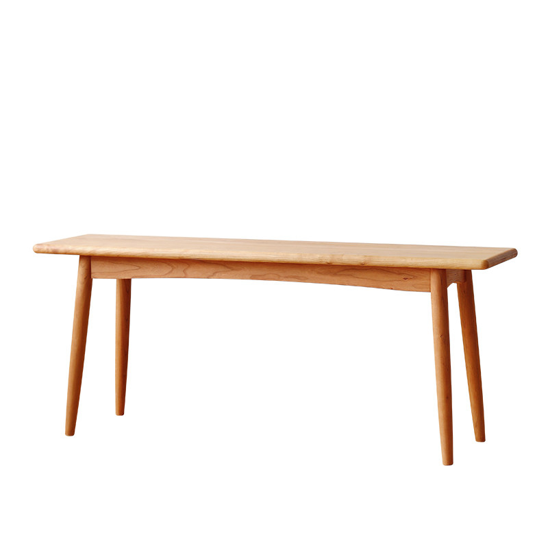 北欧风格实木长凳现代简约樱桃木成人日式玄关换鞋凳餐凳板凳子