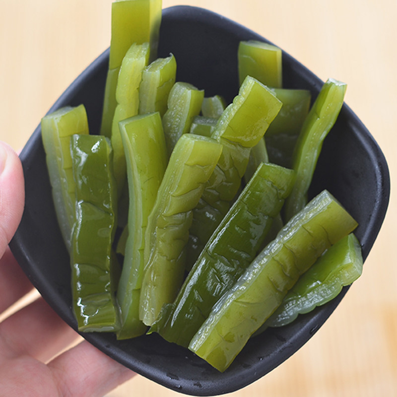 新嫩盐裙带菜梗段海白菜海带海裙菜干货海藻海菠菜海带