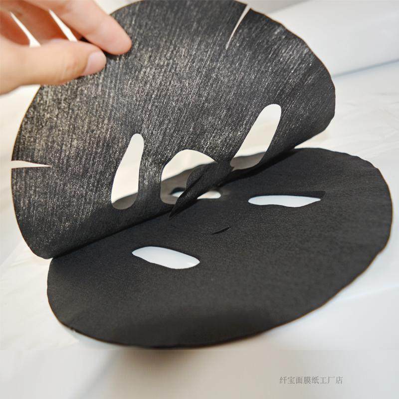 面膜竹炭黑色清洁控油备长一次性100片鬼脸纸膜化妆