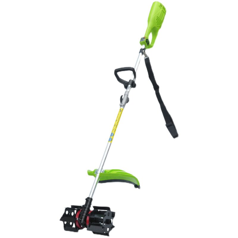 无刷锂电割草机充电式开荒开沟松土锄地神器电动割草机