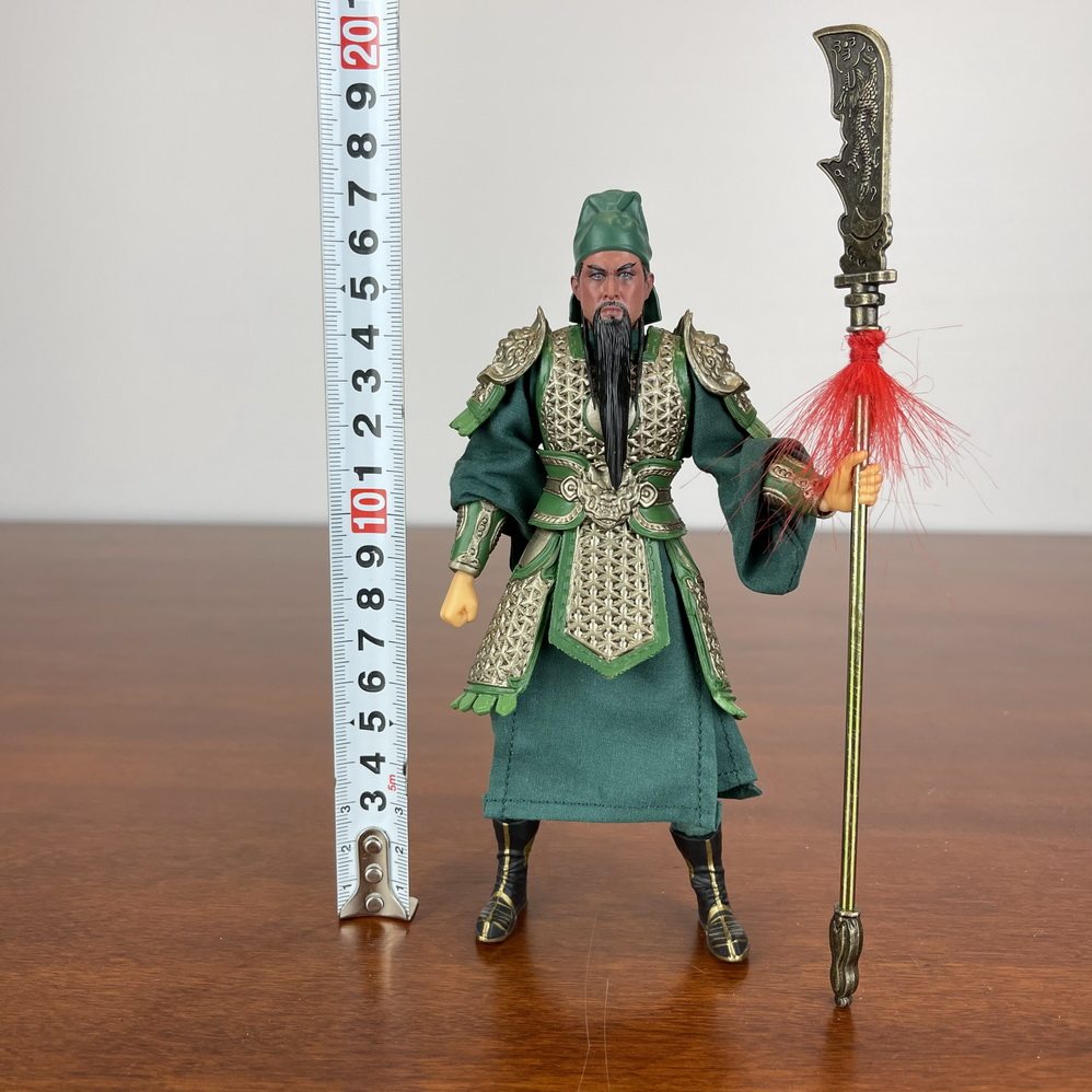 现货dt6寸可动三国演义手办摆件玩具武圣关公潮玩盲盒