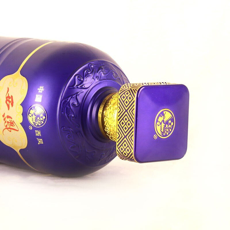 西凤酒年份封藏贡品52度六色绵柔浓香型纯粮白酒500ml*6瓶整箱装