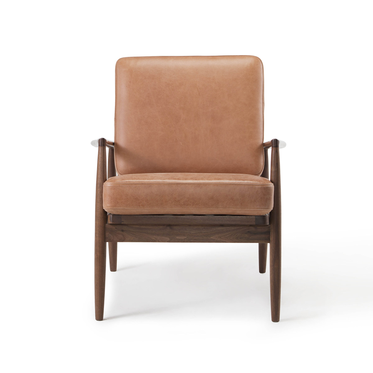 木纳muna单人沙发椅子皮布艺木扶手北欧经典丹麦设计师家具柚木