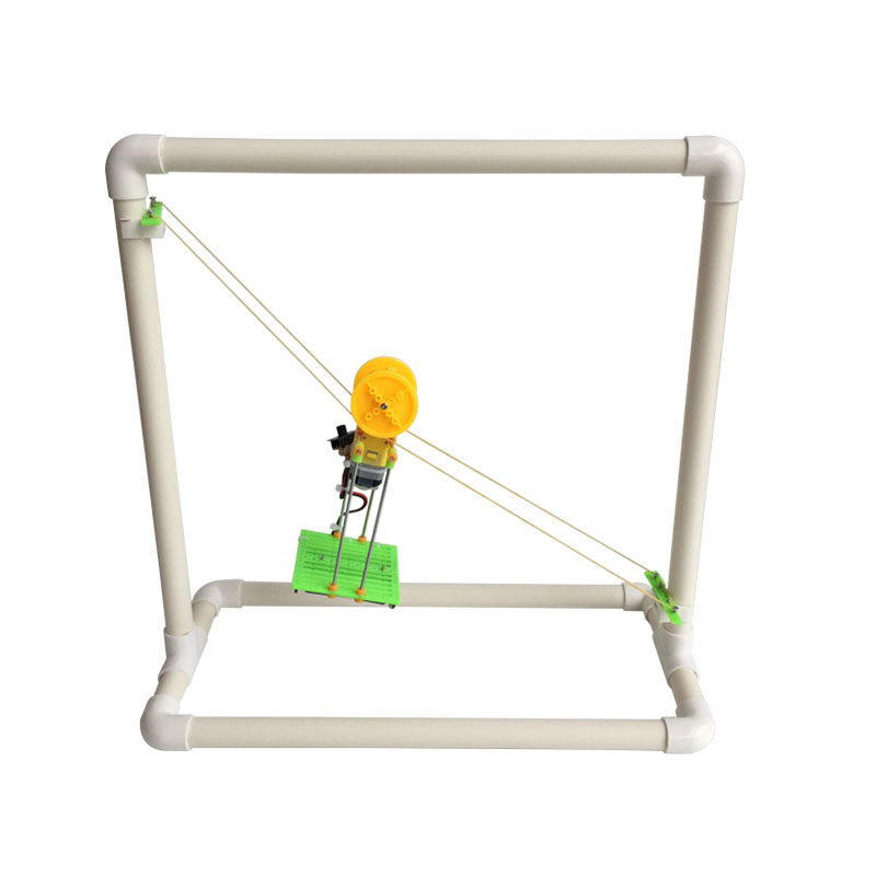 diy缆车制作科技手工创新大赛作品拼装玩具科学实验