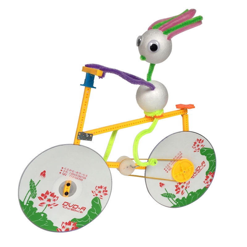 diy自行车模型科技制作环保废物利用比赛手工科学实验