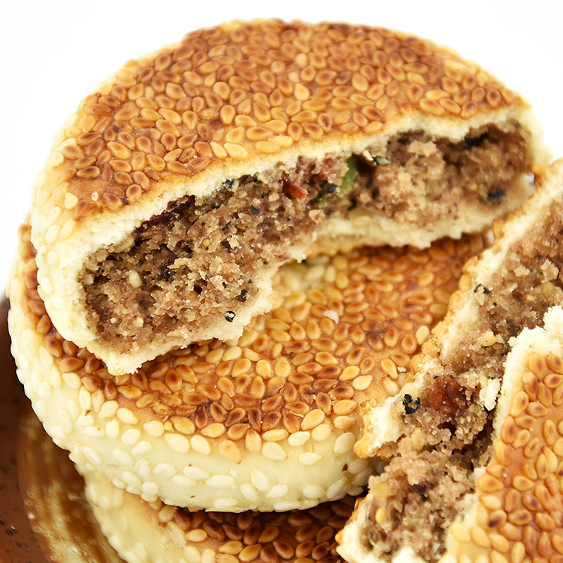 麻滩河传统手工麻饼250g特惠老式小月月饼安徽传统糕点