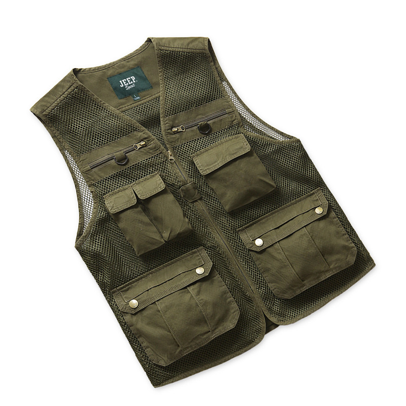 jeep吉普男士马甲秋季新款韩版帅气宽松休闲背心