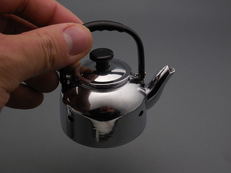 打火机特价包邮金属水壶茶壶防风个性创意镜面充气打火机