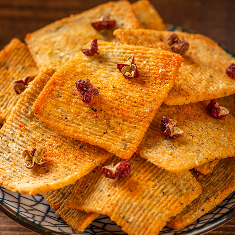 花椒零食辣味之恋秦之恋麻辣锅巴怀旧老式小吃膨化食品