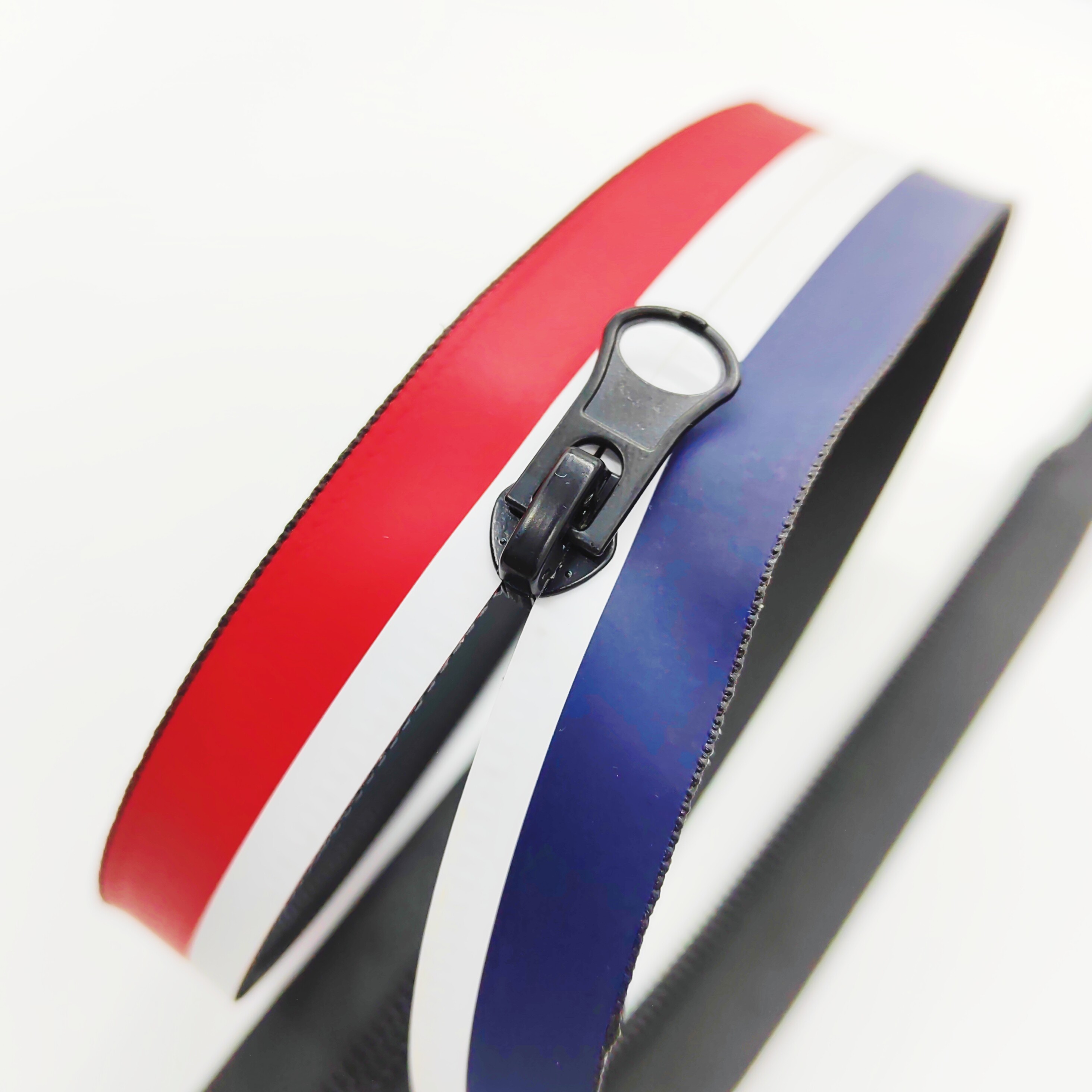 5号尼龙防水韩版三色红白蓝单开拉链潜水服外套服装拉链