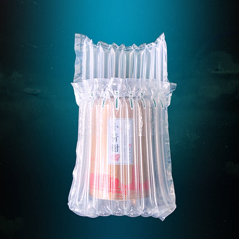 包装柱高16cm茶叶气柱袋快递缓冲充气气囊防震气柱袋