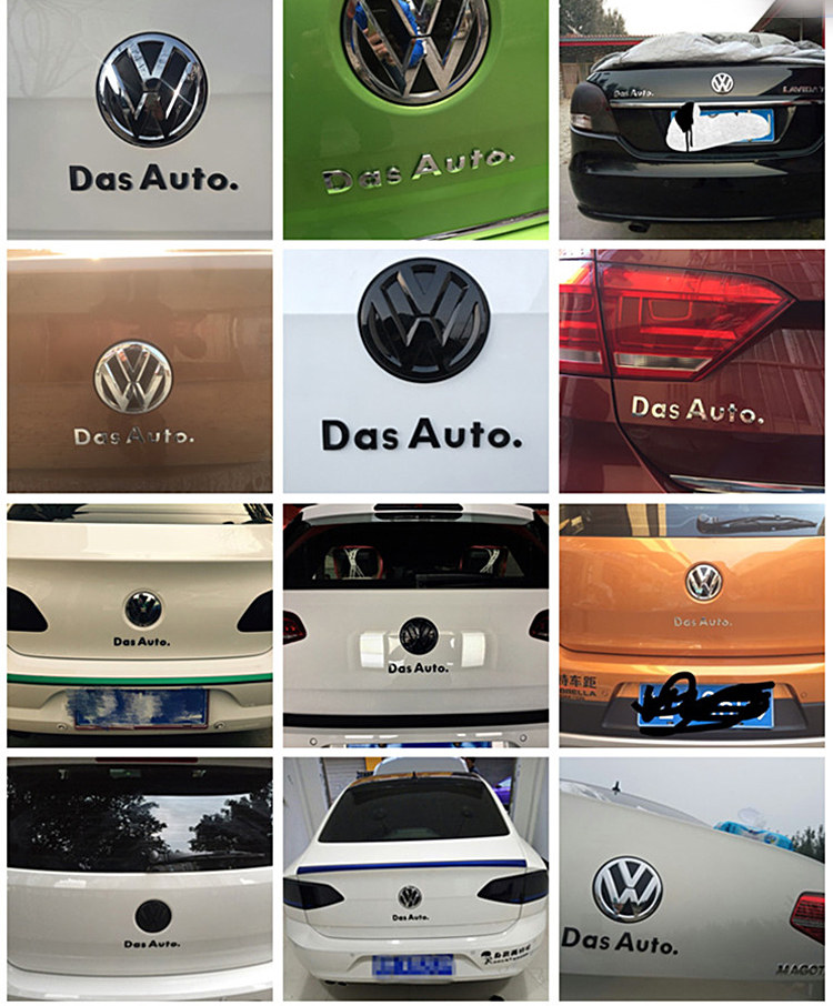 大众dasauto个性车标高尔夫cc迈腾腾凌速腾汽车装饰贴