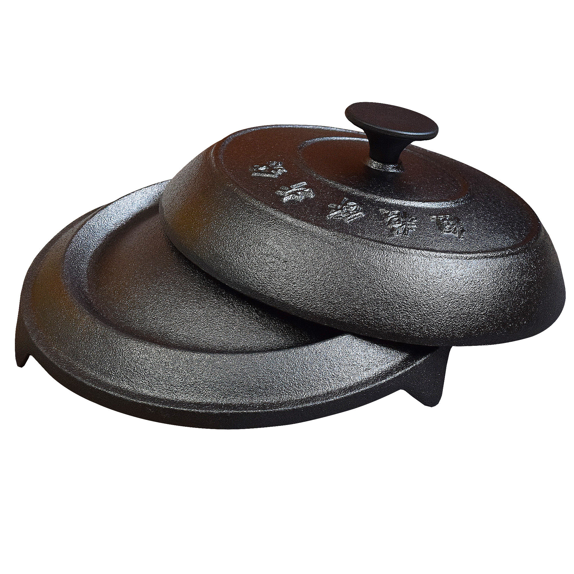 铸铁涂层烙饼饽饽锅炉耨耨不粘煎饼加厚儿锅煎锅