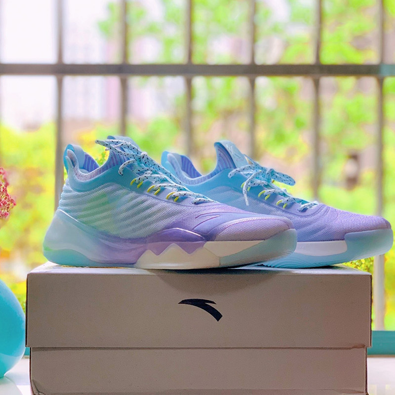 安踏kt6low篮球球鞋男鞋2021夏季新款汤普森低帮篮球鞋