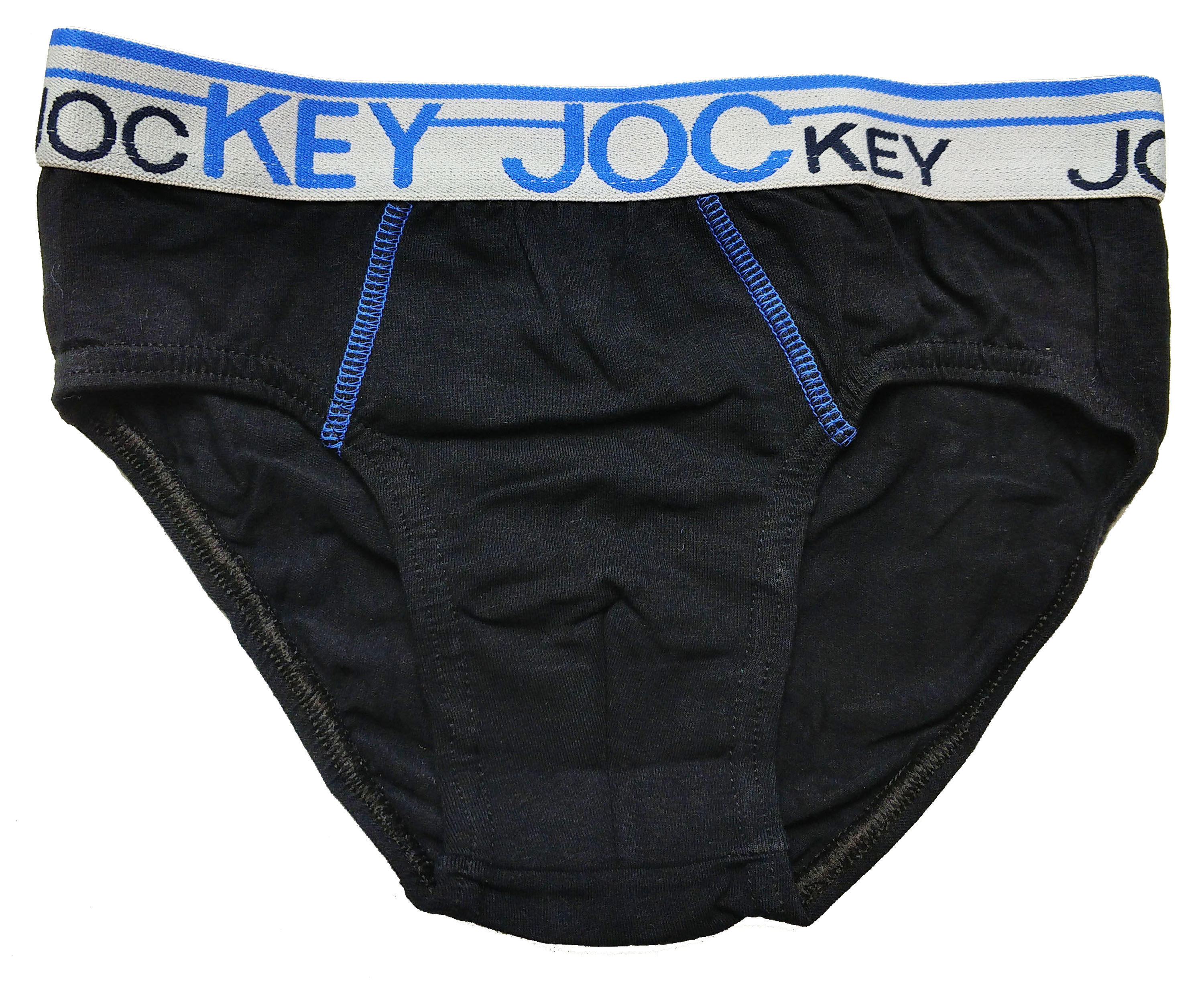 乐天babyjockey314岁男童瘦款蓝黑黑色全棉三角内裤