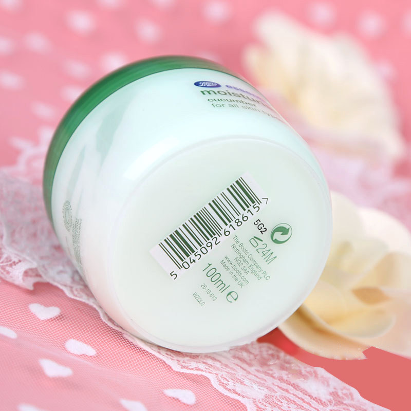 英国boots小黄瓜护肤品系列 补水洁面保湿面霜100ml