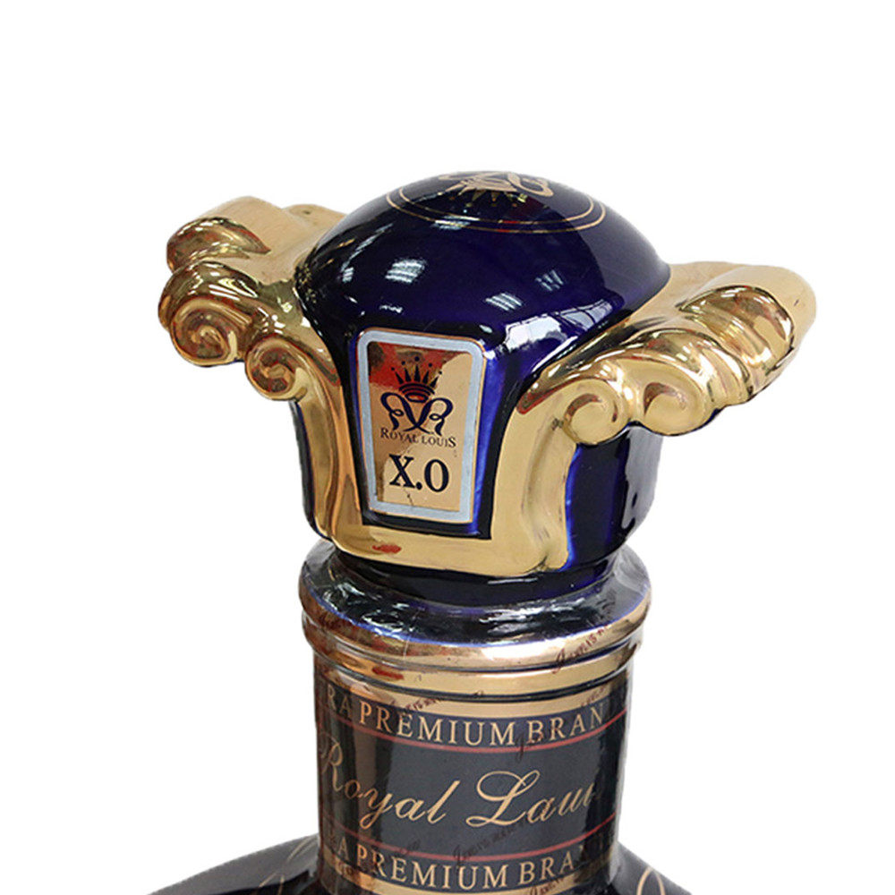 专柜68斤皇家路易xo白兰地陶瓷瓷瓶烈酒法国原液白兰地
