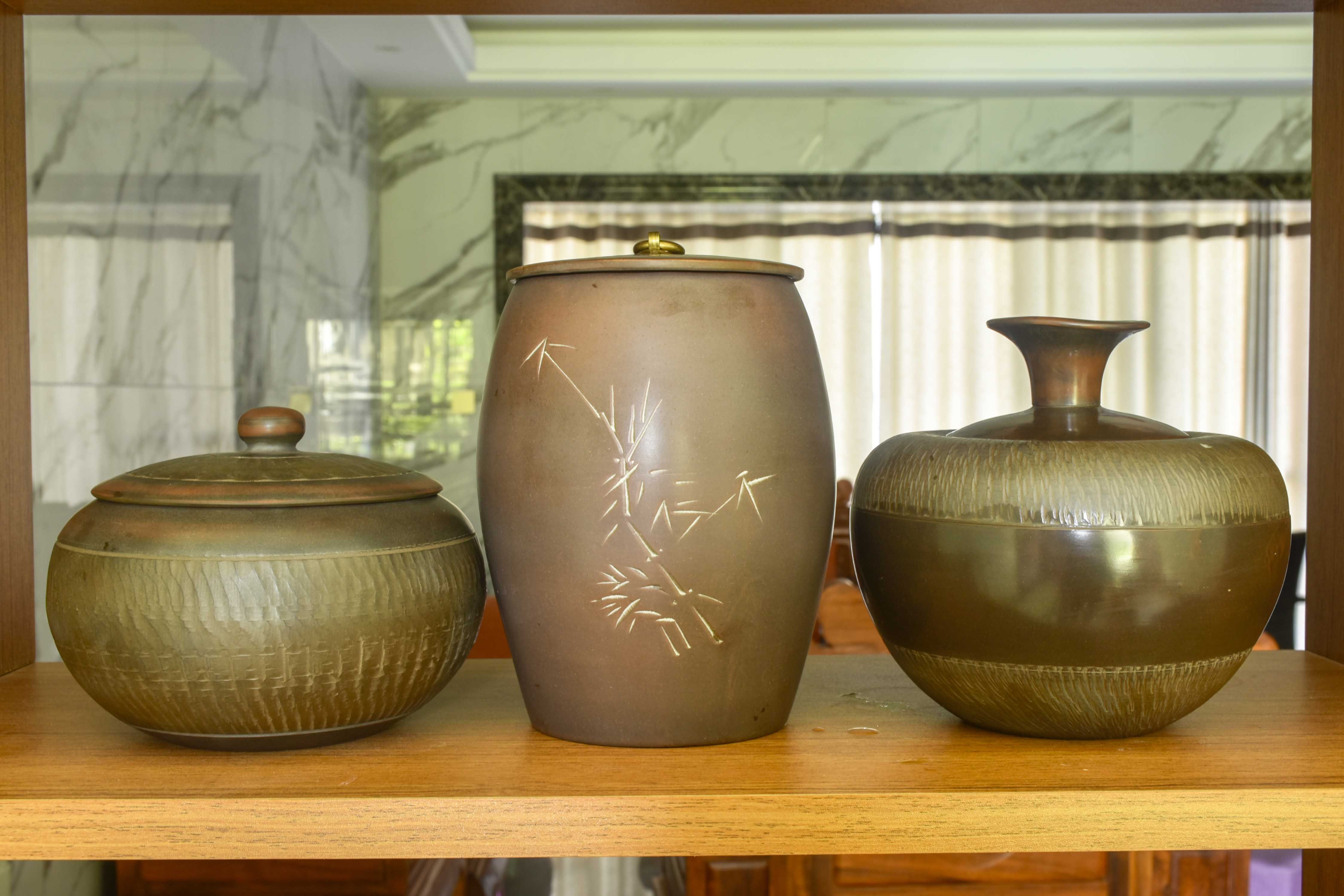 茶罐钦州坭兴陶中号茶叶罐散茶普洱茶密封茶叶罐