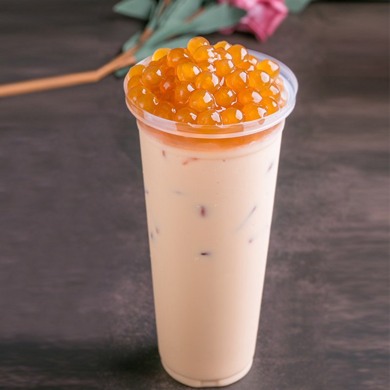 琥珀珍珠粉圆奶茶店专用珍珠奶茶波霸大颗黄金珍珠奶茶原料1kg