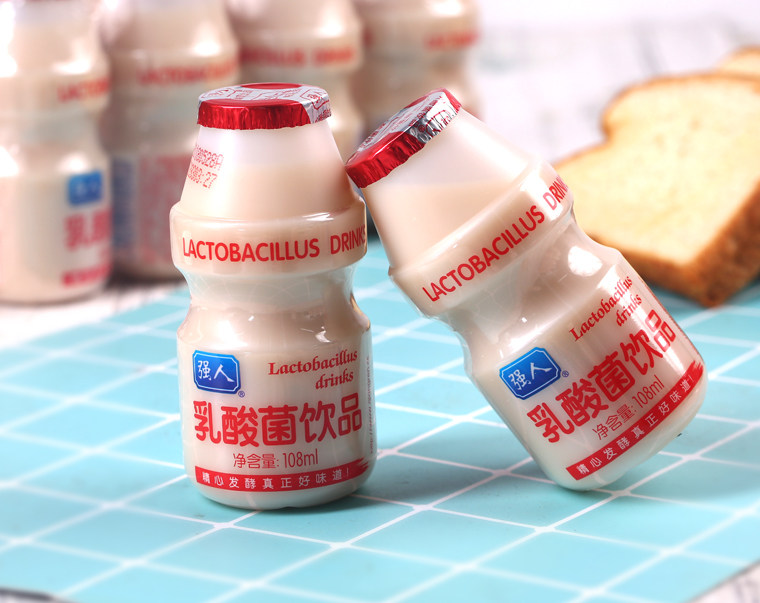 原味强人乳酸菌饮品小瓶瓶装发酵发酵学学生儿童酸奶