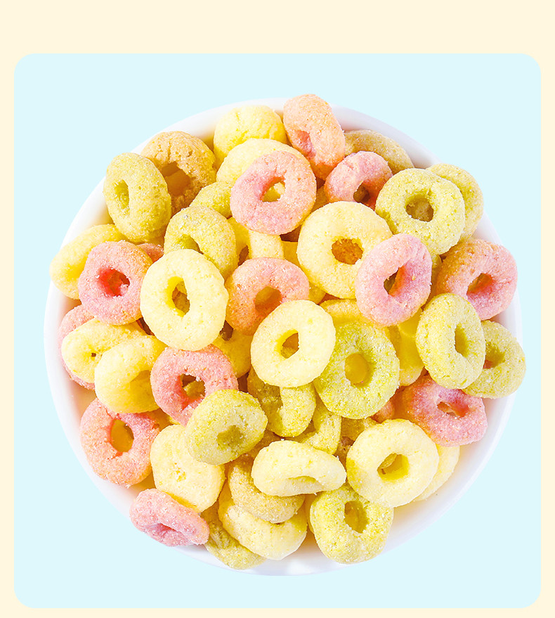 零食秋田满满谷物手指泡芙搭配无盐添加宝宝泡芙