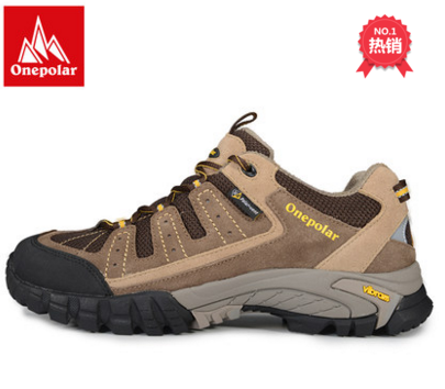 ONEPOLAR极地夏季防滑透气户外鞋防水户外登山鞋男轻耐磨徒步鞋