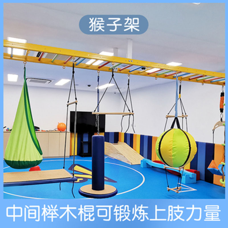 感统定制加粗运动室内铁架秋千训练悬吊儿童感统训练器材