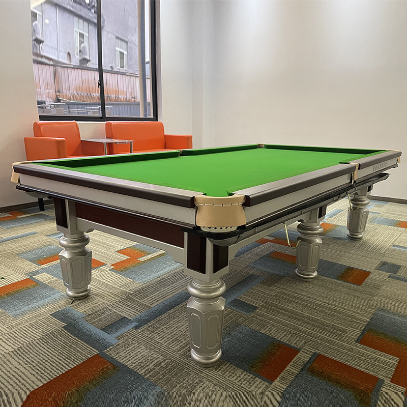台球台球桌浙江银腿乔氏桌球标准成人金腿钢中式台球桌