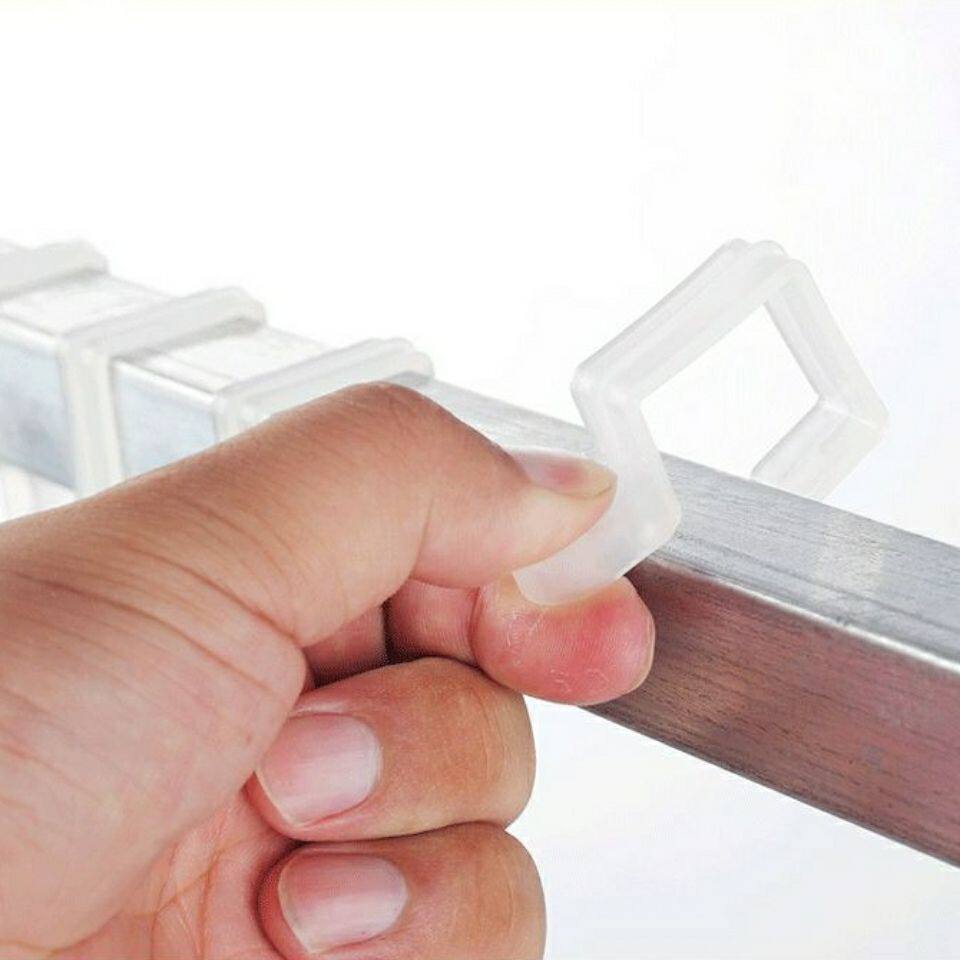 塑料挂钩阳台晾衣架不锈钢圆管卡扣室外晾衣衣服小型晒衣架