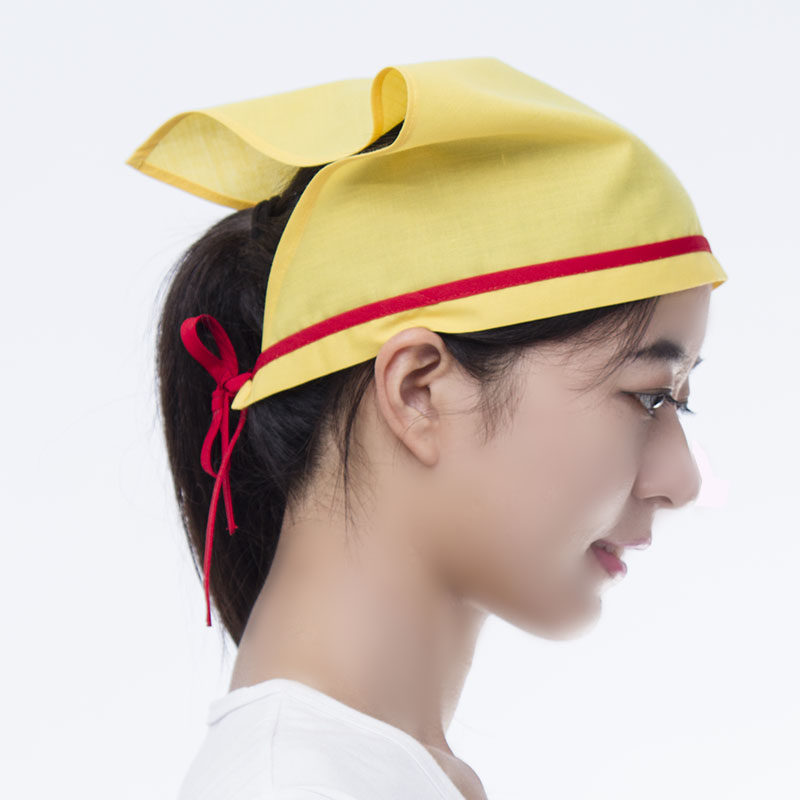 厨房头巾卫生厨师家用防尘油烟促销餐厅服务员头部防护用品