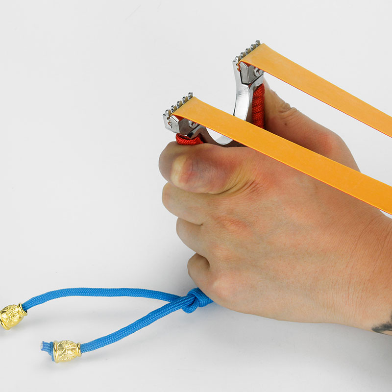 扁皮弹弓高精度户外不锈钢大威力弹工器专用禁打斑鸠打鸟高压包邮