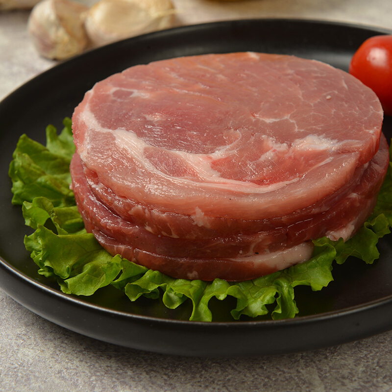 雪花原味金锣猪排6片300g超嫩肉扒不辣纯猪猪排